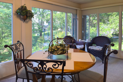 Here is the sunroom at this Pointe Royale Branson condo.